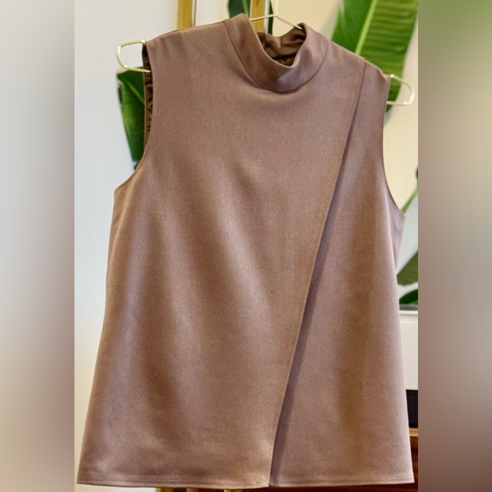 Sleeveless Tan Top
